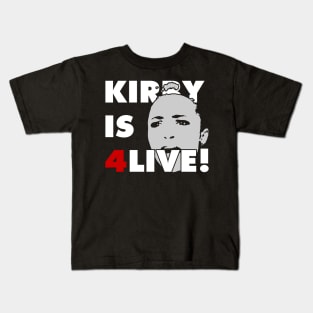 Kirby is 4live! Kids T-Shirt